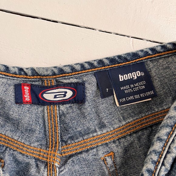 Vintage Y2K Bongo Low Rise flare Carpenter Jeans - 100% Cotton - Picture 9 of 10